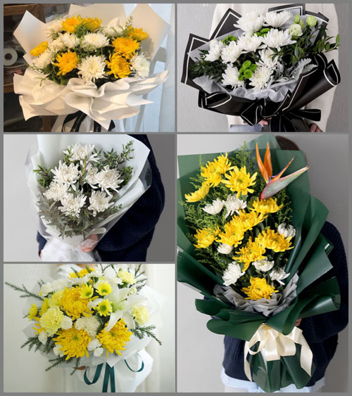 四川成都邛崃市宝林镇凤山村白事花束代送